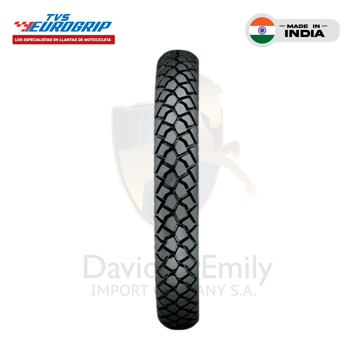 100-90-18 56P TEG JUMBO GT TL TVS EUROGRIP - Imagen 2