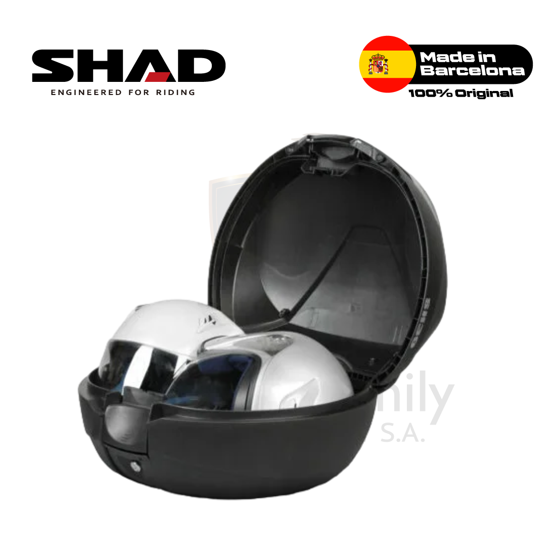MALETA TOP CASE SH39 CARBONO 39106 - Imagen 4