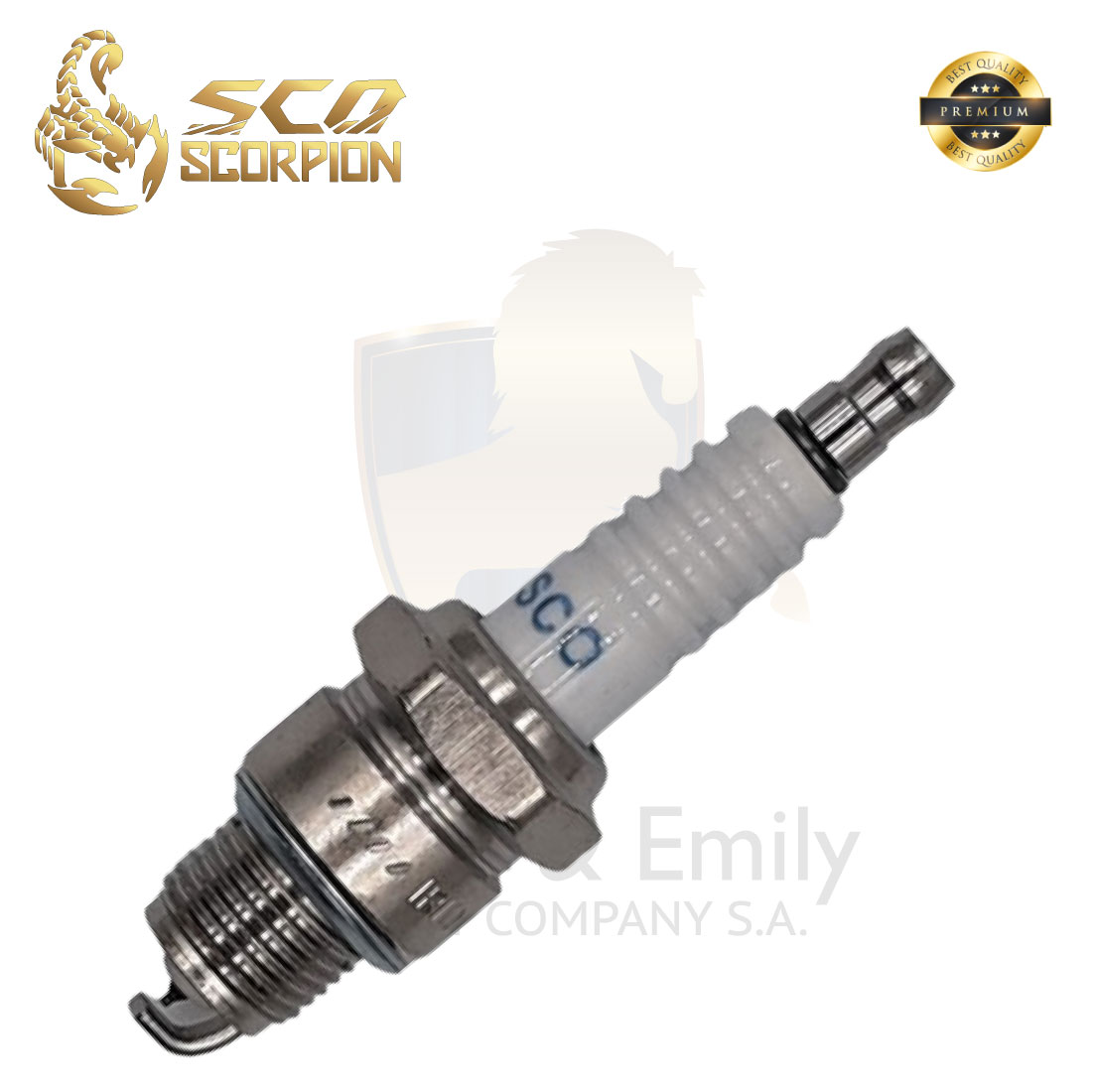 BUJIA IRIDIUM KTM -NS200 ROSCA CORTA CENTRAL LZKAR6 SCO SCORPION - Imagen 2