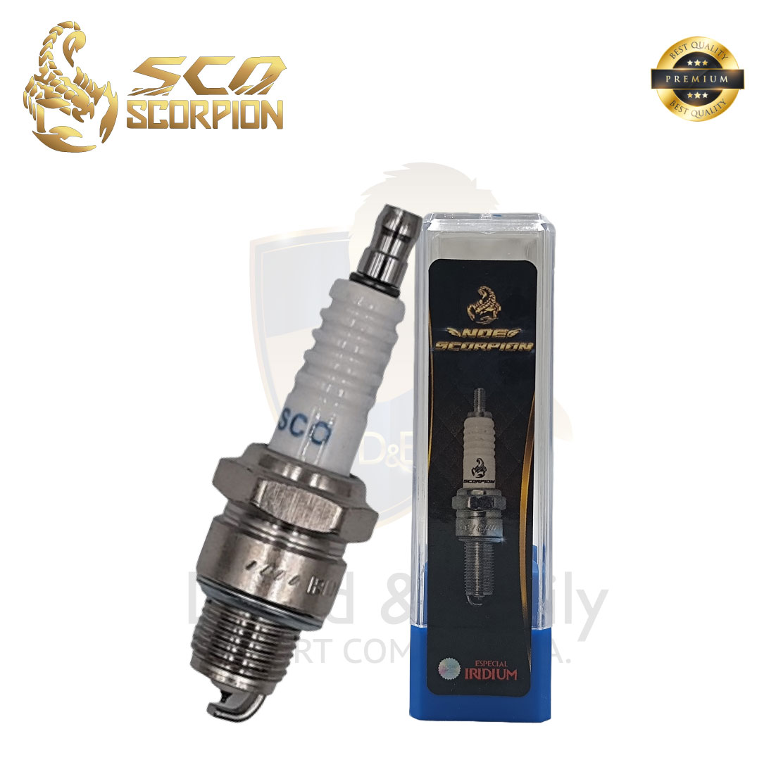 BUJIA IRIDIUM KTM -NS200 ROSCA CORTA CENTRAL LZKAR6 SCO SCORPION