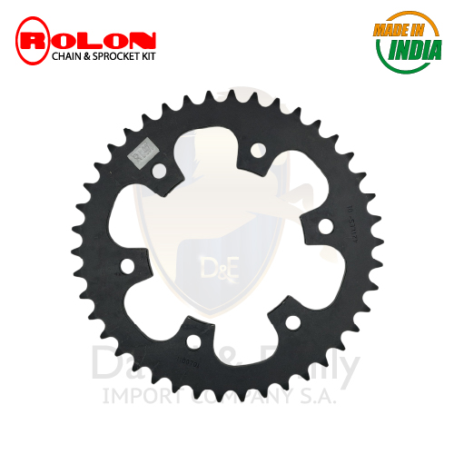 KIT ARRASTRE CONTINENTAL GT650/ INTERCEPTOR 650 525H99L ALPHA RING/15T /38T ROLON - Imagen 2